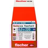 fischer PowerFast II 8,0x220 SK TX TG blvz, 568156, Tornillo 