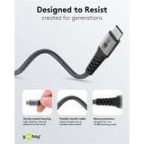 goobay 75739, Cable negro/Gris