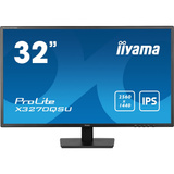 iiyama ProLite X3270QSU-B1 pantalla para PC 80 cm (31.5") 2560 x 1440 Pixeles Wide Quad HD LED Negro, Monitor LED negro (mate), 80 cm (31.5"), 2560 x 1440 Pixeles, Wide Quad HD, LED, 3 ms, Negro