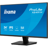 iiyama X2491H-B1, Monitor LED negro (mate)