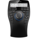 3DConnexion SpaceMouse Enterprise ratón Izquierda USB tipo A Izquierda, USB tipo A, Negro