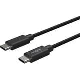 Ansmann Cable de datos y carga USB Tipo-C a Tipo-C negro