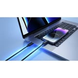 Ansmann Cable de datos y carga USB Tipo-C a Tipo-C negro