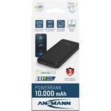 Ansmann Powerbank 10000 mAh PB320PD, Banco de potencia negro