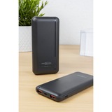 Ansmann Powerbank 10000 mAh PB320PD, Banco de potencia negro