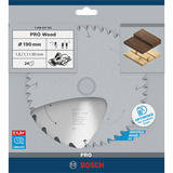 Bosch 2 608 837 708 hoja de sierra circular 19 cm 1 pieza(s) Madera, 19 cm, 3 cm, 1,1 mm, 7900 RPM, 1,6 mm