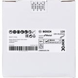 Bosch X-LOCK R444 EXPERT FOR METAL Disco de lijado, Rueda de esmeril Disco de lijado, Acero, 12,5 cm, Bosch, Centro plano, 2,22 cm