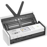 Brother ADS-1800W Escáner con alimentador automático de documentos (ADF) 1200 x 1200 DPI A4 Blanco, Escáner de alimentación de hojas gris, 215,9 x 355,6 mm, 1200 x 1200 DPI, 20 ppm, Escáner con alimentador automático de documentos (ADF), Blanco, LCD