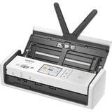 Brother ADS-1800W Escáner con alimentador automático de documentos (ADF) 1200 x 1200 DPI A4 Blanco, Escáner de alimentación de hojas gris, 215,9 x 355,6 mm, 1200 x 1200 DPI, 20 ppm, Escáner con alimentador automático de documentos (ADF), Blanco, LCD