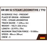 COBI Locomotora de vapor DR BR 52 y semáforo ferroviario, Juegos de construcción 