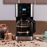 Cecotec 272, Cafetera de filtro acero fino/Negro