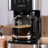 Cecotec 272, Cafetera de filtro acero fino/Negro