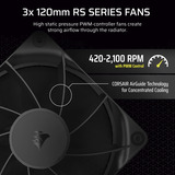 Corsair NAUTILUS 360 RS Reacondicionado, Refrigeración por agua negro