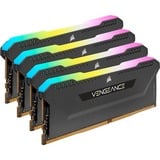 Corsair Vengeance CMH64GX4M4D3600C18 módulo de memoria 64 GB 4 x 16 GB DDR4 3600 MHz, Memoria RAM negro, 64 GB, 4 x 16 GB, DDR4, 3600 MHz, 288-pin DIMM