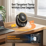 DREO Calefactor 715, Termoventiladores negro