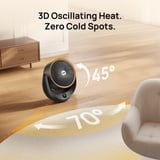 DREO Calefactor 715, Termoventiladores negro