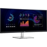Dell P Series P3424WE pantalla para PC 86,7 cm (34.1") 3440 x 1440 Pixeles 4K Ultra HD LCD Negro, Monitor LED negro/Plateado, 86,7 cm (34.1"), 3440 x 1440 Pixeles, 4K Ultra HD, LCD, 8 ms, Negro
