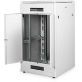 Digitus Armario de red de la serie Unique - 800 x 800 mm (an. x pr.), Armario IT gris claro, Rack o bastidor independiente, 26U, 800 kg, Bloqueo del teclado, Gris