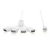 Digitus DA-70216, Hub USB blanco