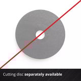 EINHELL Amoladora angular inalámbrica Power X-Change TE-AG 18/115-2 Li - Solo, 18 Voltios rojo/Negro