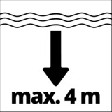 EINHELL GE-SP 18 LL Li (1x4,0Ah) 0,8 bar 4500 l/h, Bombas presión e inmersión rojo/Negro, 0Ah), Batería, 0,8 bar, 4500 l/h, IPX8, Negro, Rojo