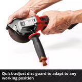 EINHELL TE-AG 18/115-2 Li - Solo, Amoladora angular rojo/Negro