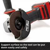 EINHELL TE-AG 18/115-2 Li - Solo, Amoladora angular rojo/Negro