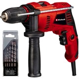 EINHELL Taladro percutor TE-ID 500 E, Taladradora de impacto rojo/Negro