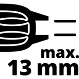 EINHELL Taladro percutor TE-ID 500 E, Taladradora de impacto rojo/Negro