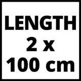 Einhell Führungsschiene Alu 2x1000mm| 4502118 Carril de guía, Liderazgo aluminio, Carril de guía, Einhell, 200 mm, 1080 mm, 30 mm, 4,2 kg