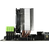 Enermax ETS-F40-FS sistema de refrigeración para ordenador Procesador Enfriador 14 cm Aluminio, Negro, Disipador de CPU Enfriador, 14 cm, 1200 RPM, 23 dB, 74,33 cfm, 126,21 m³/h