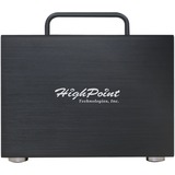 HighPoint RocketStor 6434S External SAS/SATA JBOD Tower, Caja de unidades negro
