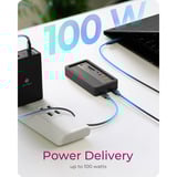 ICY BOX IB-DK4072M-CU31 USB 3.2 Gen 2 (3.1 Gen 1) Type-C Negro, Estación de acoplamiento SSD, SATA, M.2, USB 3.2 Gen 2 (3.1 Gen 1) Type-C, 1000 Mbit/s, Negro