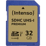 Intenso 32GB SDHC UHS-I Clase 10, Tarjeta de memoria 32 GB, SDHC, Clase 10, UHS-I, 90 MB/s, Class 1 (U1)