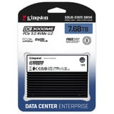 Kingston 7,68TB DC3000ME U.2 PCIe 5.0 NVMe TCG Opal SSD para empresas, Unidad de estado sólido 68TB DC3000ME U.2 PCIe 5.0 NVMe TCG Opal SSD para empresas, 7,68 TB, U.2, 14000 MB/s