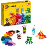 LEGO Classic 11017 Monstruos Creativos, Set de Mini Figuras con Ladrillos, Juegos de construcción Set de Mini Figuras con Ladrillos, Juego de construcción, 4 año(s), Plástico, 140 pieza(s), 141 g