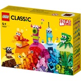 LEGO Classic 11017 Monstruos Creativos, Set de Mini Figuras con Ladrillos, Juegos de construcción Set de Mini Figuras con Ladrillos, Juego de construcción, 4 año(s), Plástico, 140 pieza(s), 141 g