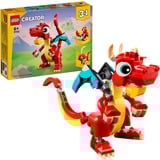 LEGO Creator Dragón Rojo, Juegos de construcción Juego de construcción, 6 año(s), Plástico, 149 pieza(s), 185 g