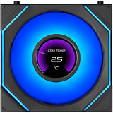 Lian Li UNI FAN SL-INF LCD FLEX 120 Wireless, Ventilador negro