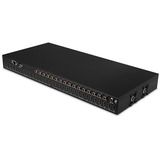 Lindy Matriz HDMI 4K60 16x16, Conmutador HDMI negro