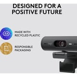 Logitech Brio 500, Webcam negro