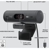 Logitech Brio 500, Webcam negro