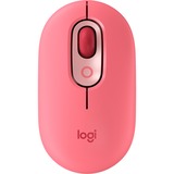 Logitech POP Mouse ratón Ambidextro RF Wireless + Bluetooth Óptico 4000 DPI rosa/Rojo, Ambidextro, Óptico, RF Wireless + Bluetooth, 4000 DPI, Rosa