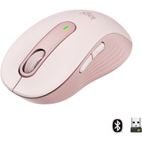 Logitech Signature M650 ratón mano derecha RF Wireless + Bluetooth Óptico 2000 DPI rosa, mano derecha, Óptico, RF Wireless + Bluetooth, 2000 DPI, Rosa