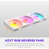 NZXT F360 RGB, Ventilador blanco