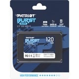 Patriot Burst Elite 2.5" 120 GB Serial ATA III, Unidad de estado sólido negro, 120 GB, 2.5", 450 MB/s, 6 Gbit/s