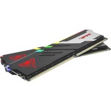 Patriot Viper RGB PVVR532G560C36K módulo de memoria 32 GB 2 x 16 GB DDR5 5600 MHz ECC, Memoria RAM negro/blanco, 32 GB, 2 x 16 GB, DDR5, 5600 MHz