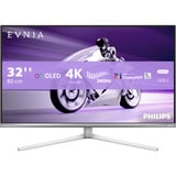 Philips Evnia 8000 32M2N8900/00 pantalla para PC 80 cm (31.5") 3840 x 2160 Pixeles 4K Ultra HD QD-OLED Blanco, Monitor de gaming blanco, 80 cm (31.5"), 3840 x 2160 Pixeles, 4K Ultra HD, QD-OLED, 0,03 ms, Blanco