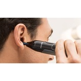 Philips NT3650/16, Cortapelos de nariz /oreja gris/Negro