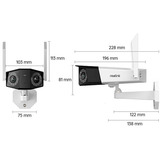 Reolink Duo Series W730, Cámara de vigilancia blanco/Negro